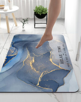 Home Gadget Anti-Slip Mat Super Absorbent Bathroom Floor Mat Diatom Mud Suitable For Kitchen Toilet